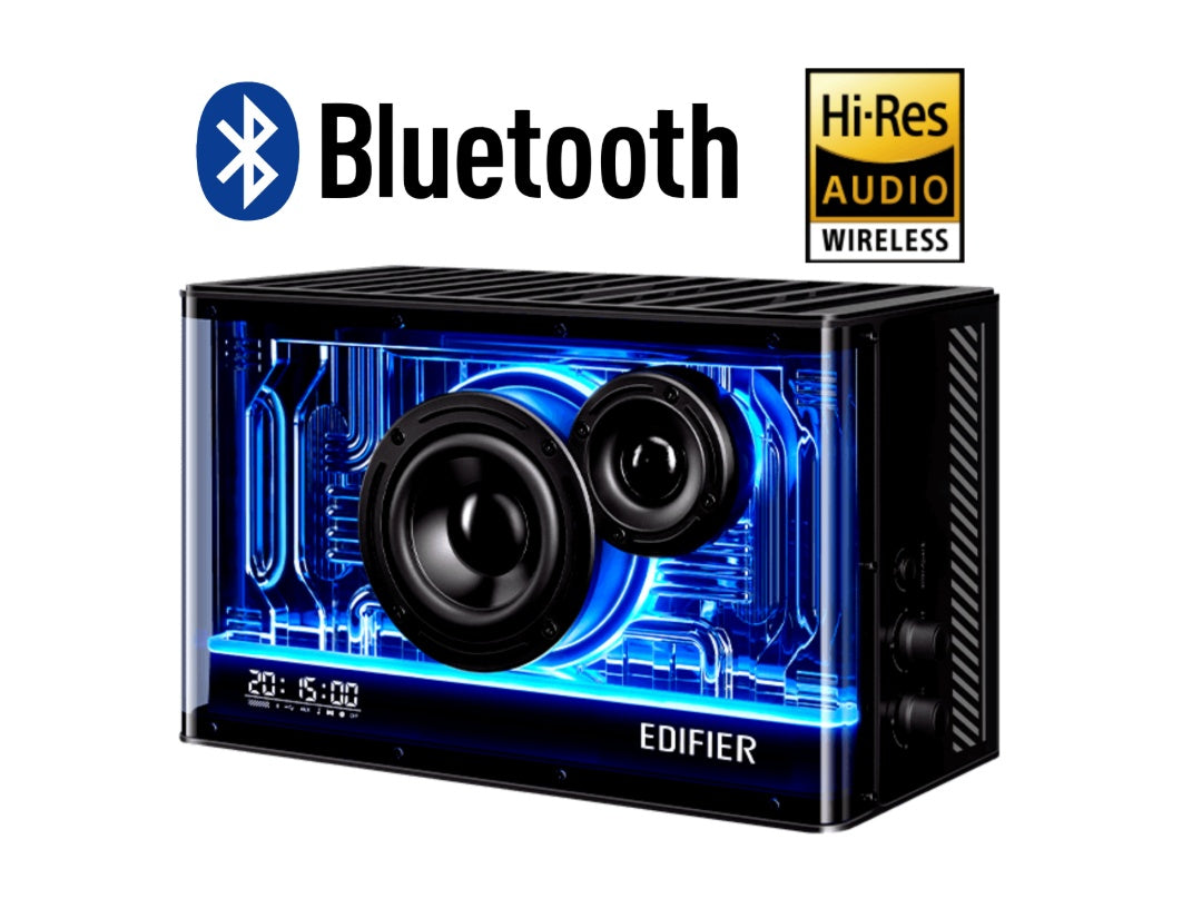 Parlante Edifier QD35 negro bluetooth RGB