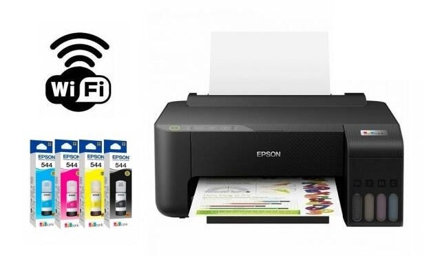 Impresora Epson Ecotank L1250 + Botellas de recarga extra