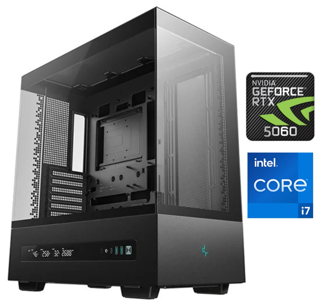 Equipo Gamer Core i7 12700F, 16GB, 1TB NVMe, RTX 5060 8GB