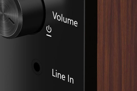 Parlante Genius SW-2.1 350 madera