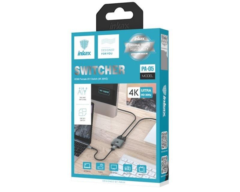 Hub HDMI Inkax 4K Switcher