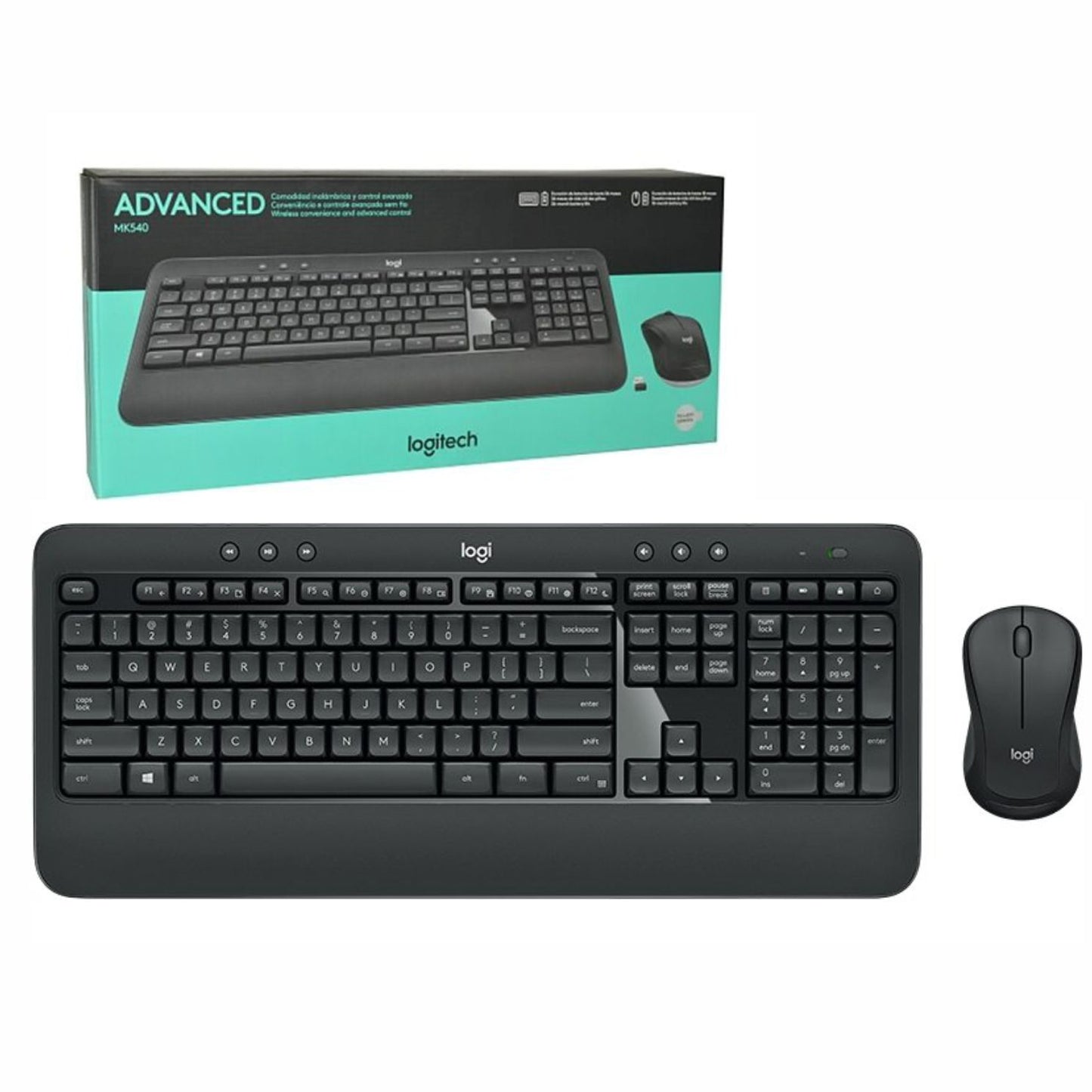Combo Logitech MK540 teclado y mouse inalámbricos