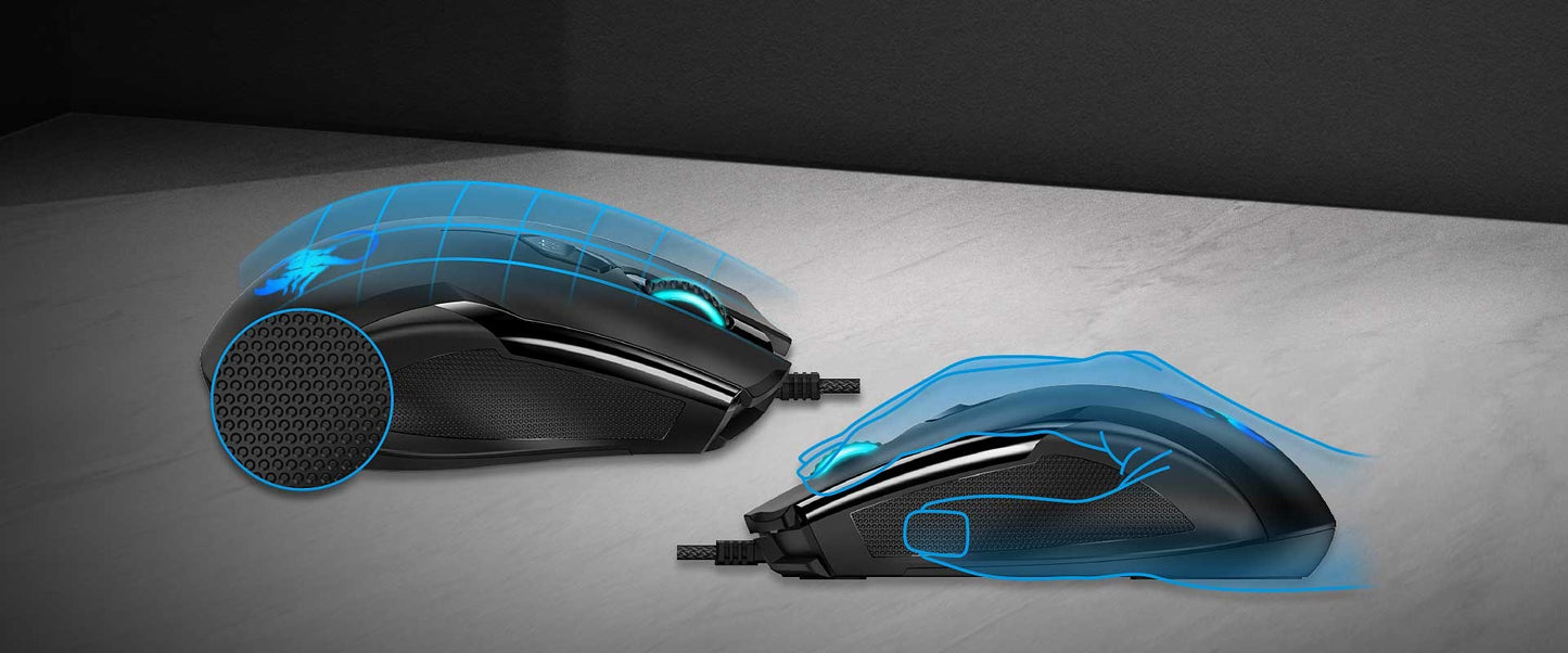 Mouse Genius Ammox X1 gamer negro