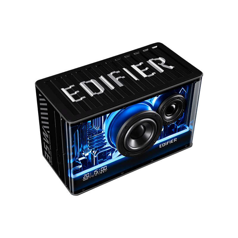 Parlante Edifier QD35 negro bluetooth RGB