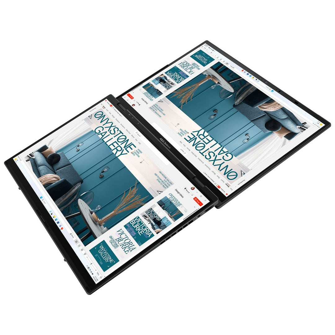 Notebook Asus Zenbook Duo Core Ultra 9 5.4Ghz, 32GB, 2TB SSD, DUAL 14'' WUXGA Oled Touch