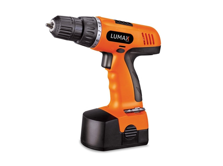 Taladro portatil a bateria LUMAX