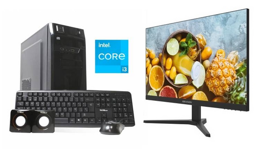 Combo equipo Core i3 14100 + Monitor 24" nuevos!