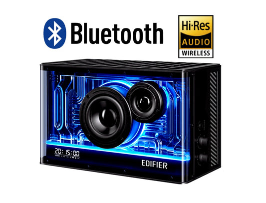 Parlante Edifier QD35 negro bluetooth RGB