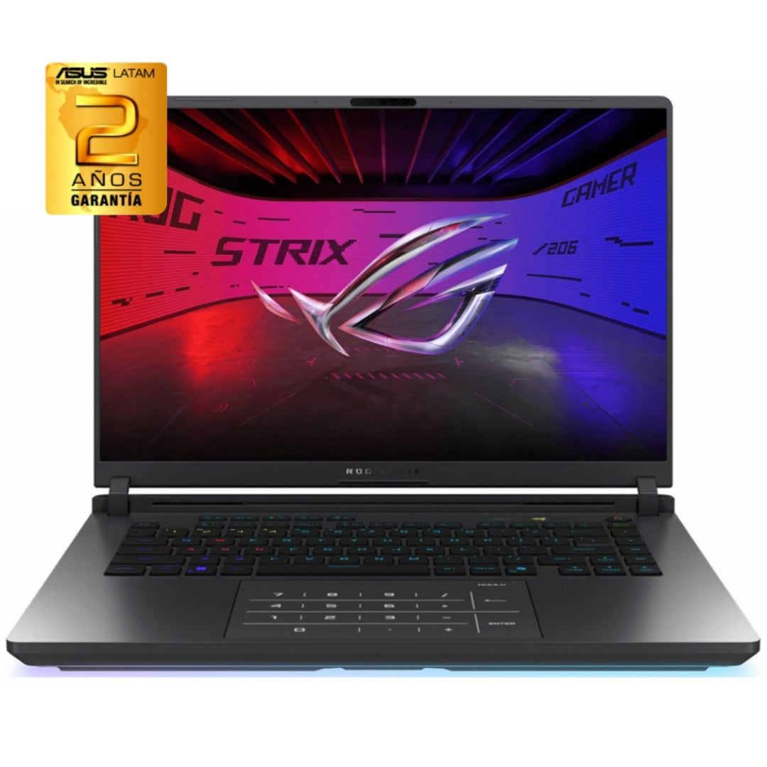 Notebook Gamer Asus ROG Ultra 9 275HX 5.4Ghz, 32GB, 1TB SSD, 16" 2.5K 240Hz, RTX 5070Ti 12GB