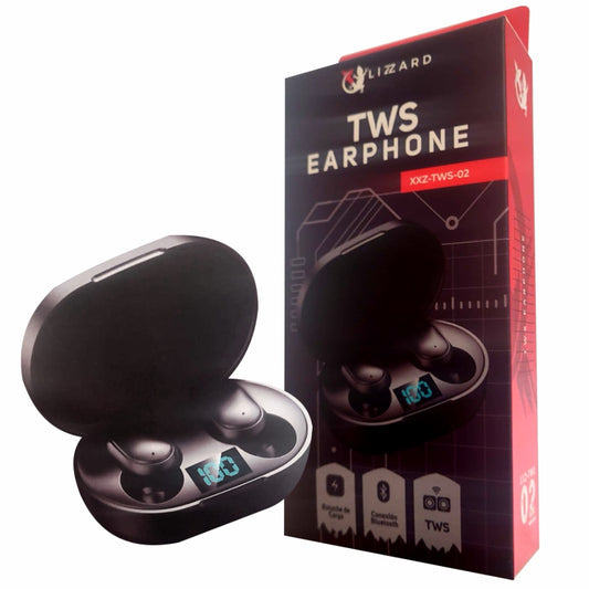 Auriculares TWS X-Lizzard negro Bluetooth