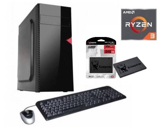 Equipo nuevo AMD Ryzen 3 + disco SSD de 240gb