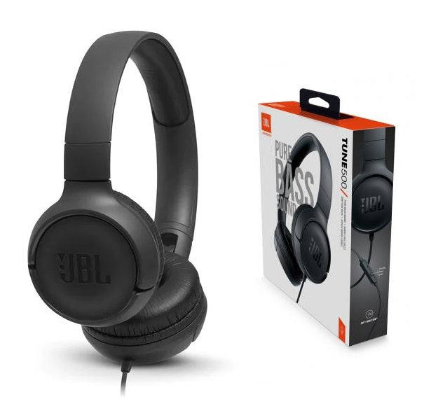 Audifono JBL Tune 500 negro c/microfono