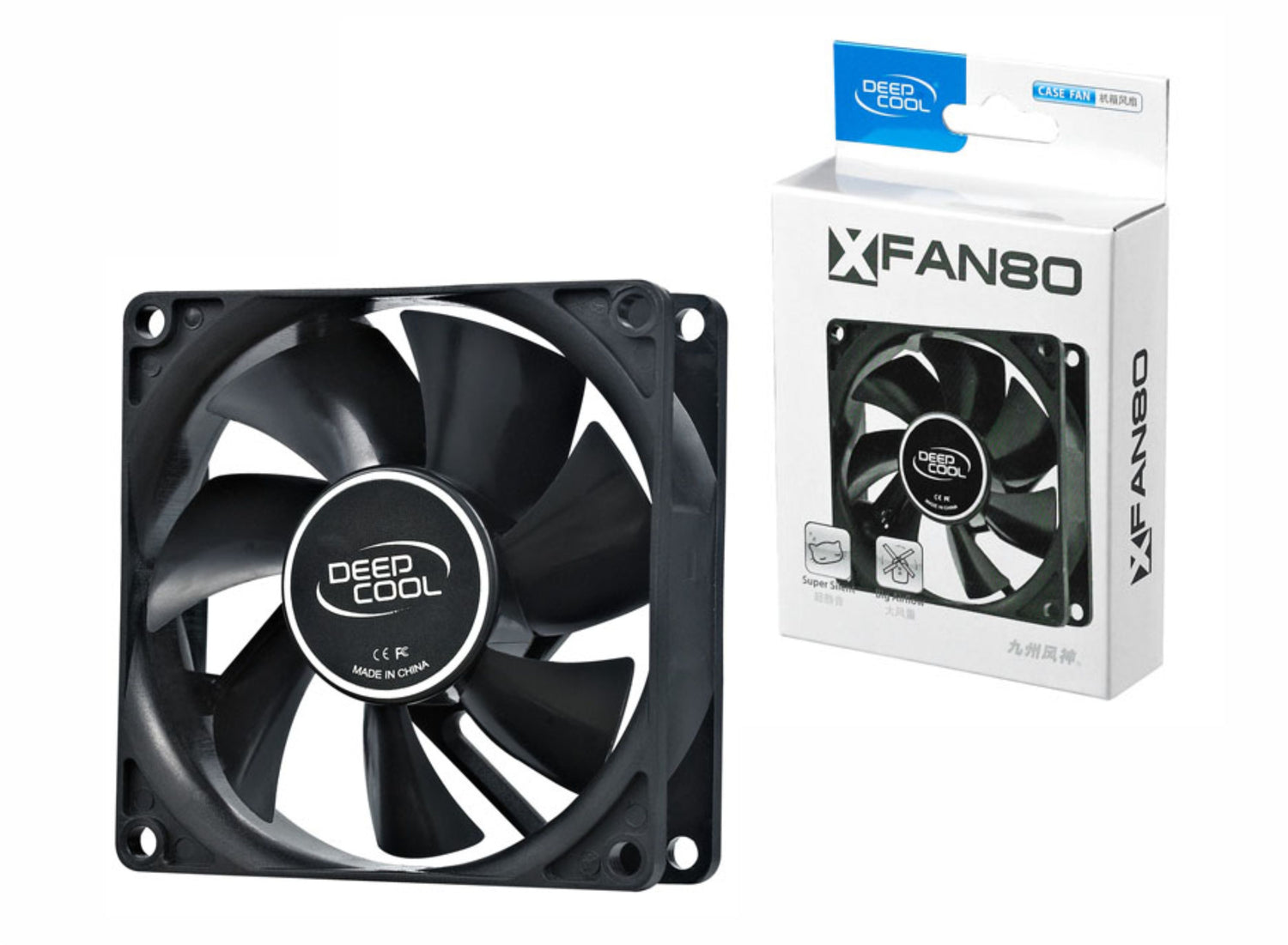 Fancooler Deepcool 8x8cm negro