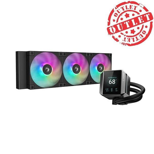 Cooler Liquido Deepcool Mystique 360 ARGB Negro (con detalles)