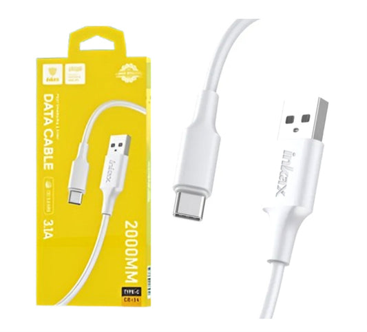 Cable Inkax USB-C 3.1a 2m blanco
