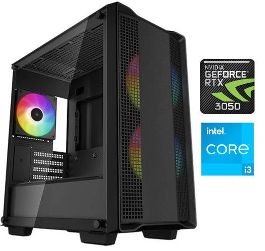 Equipo Gamer Core i3 13100F, 16GB, 1TB NVMe, RTX 3050 6GB