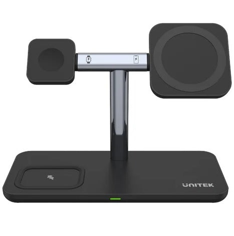 Cargador Inalámbrico Unitek 3 en 1 magnético