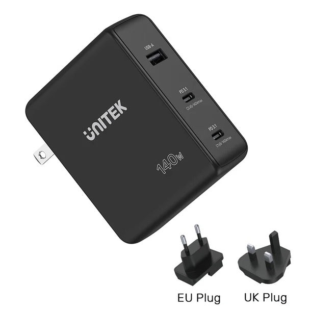 Cargador GaN Unitek Universal 140W PD 3.1