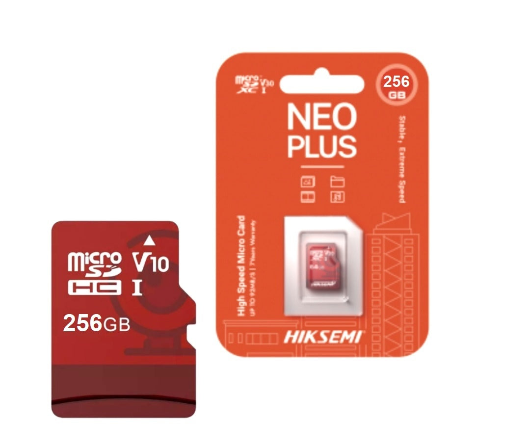 Memoria Micro SD Hiksemi 256GB video vigilancia 