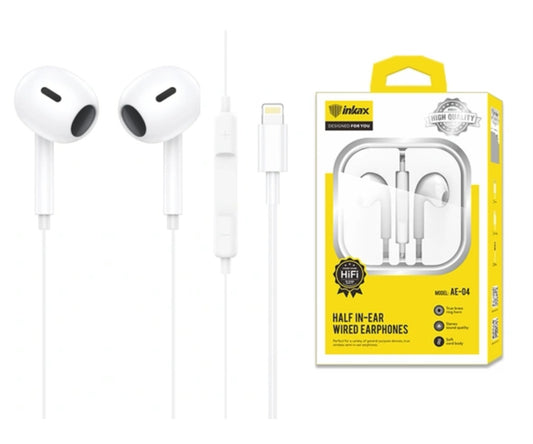 Auriculares Inkax Lightning blanco