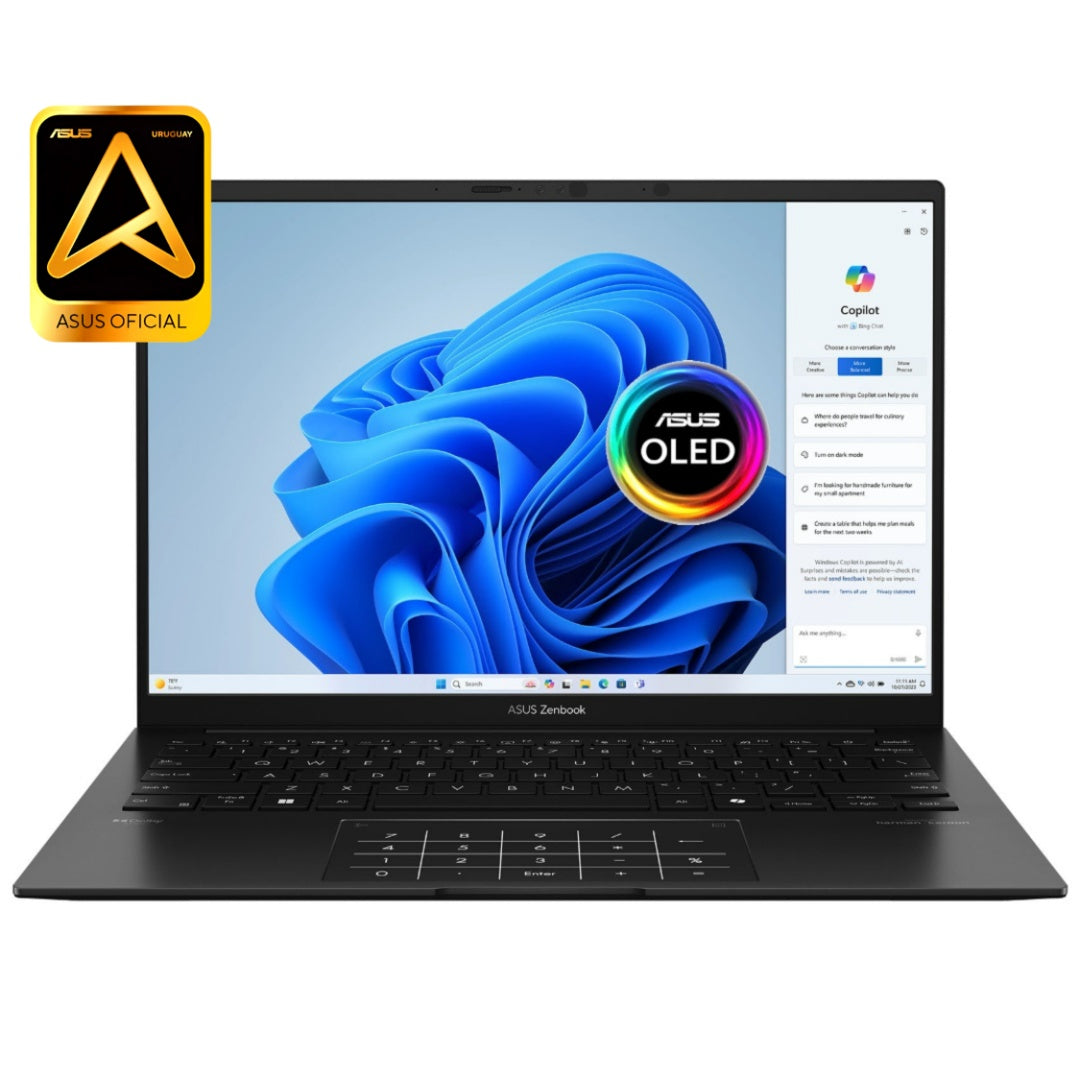 Notebook Asus Zenbook Ryzen 7 5.1Ghz, 16GB, 1TB SSD, 14" OLED