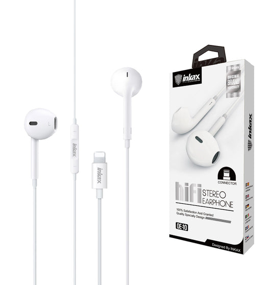 Auriculares Inkax Lightning blanco