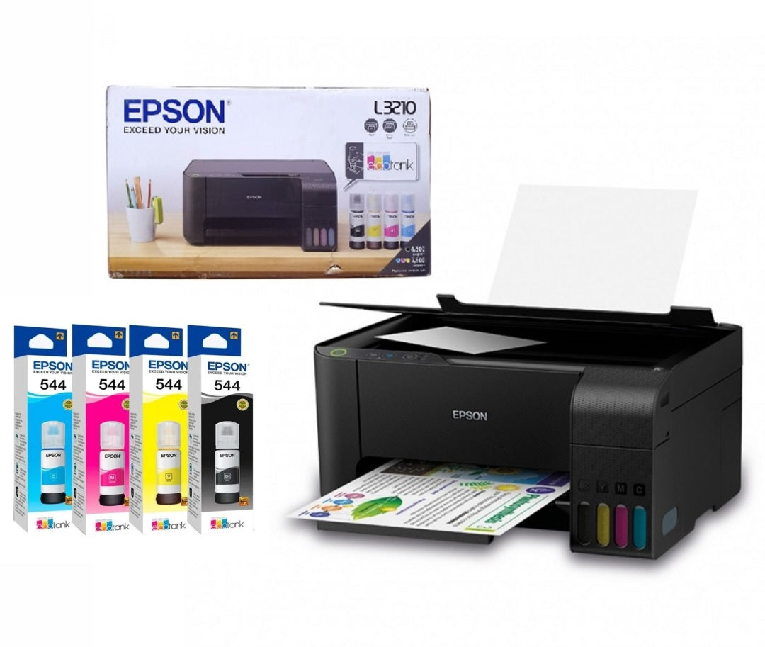 Impresora Epson L3210 + Botellas de recarga extra
