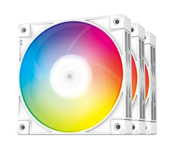 Fan Cooler Deepcool FC120 ARGB Blanco 3 en 1